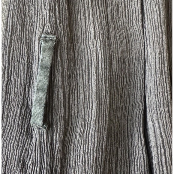 Catherine Malandrino Silk Bubble Hem Mini Dress Charcoal Gray Size 4 - Picture 9 of 9